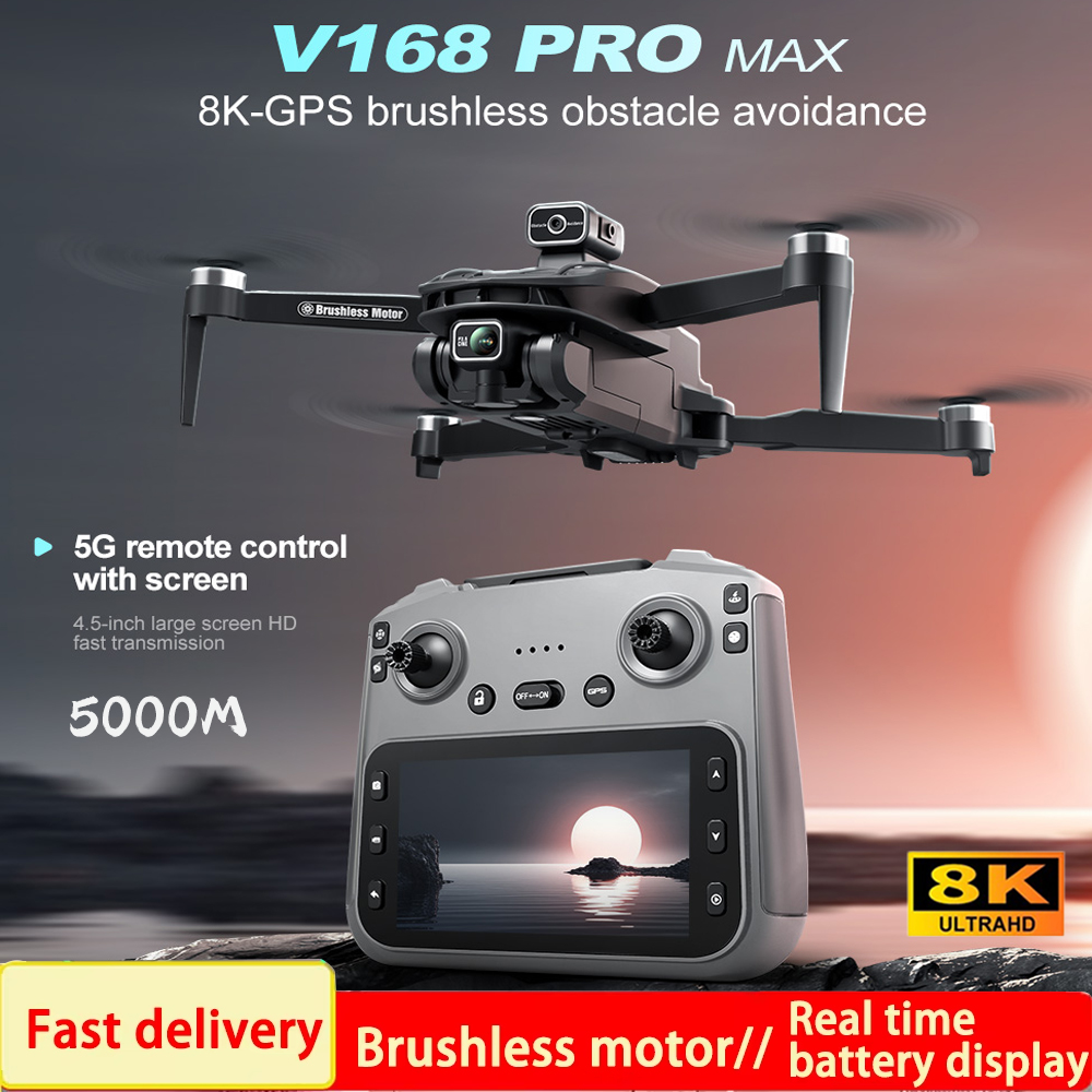 Jjrc Drone X12 - 2025 V168 Pro MAX GPS-drone 8K