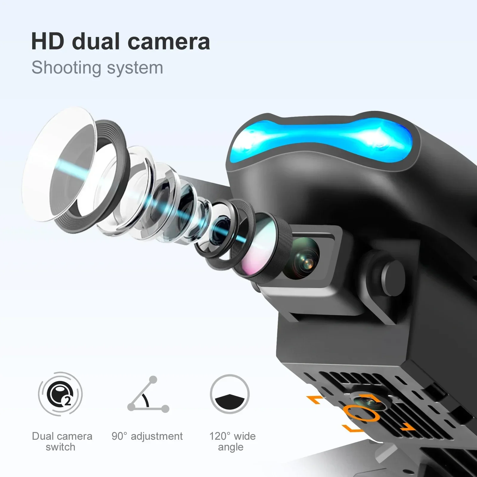 Nieuwe E99 Pro HD 4K Drone Dua - Drone Controller Screen recensie en prijs