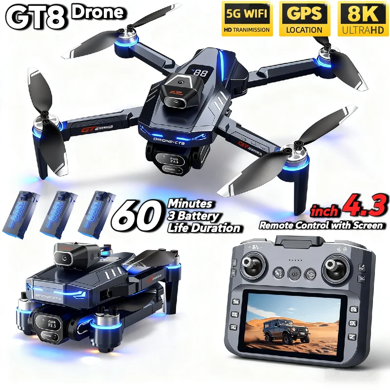 HOT Voor LSRC GT8 Drone 4K Pro - Jjrc Drone X12 recensie en prijs