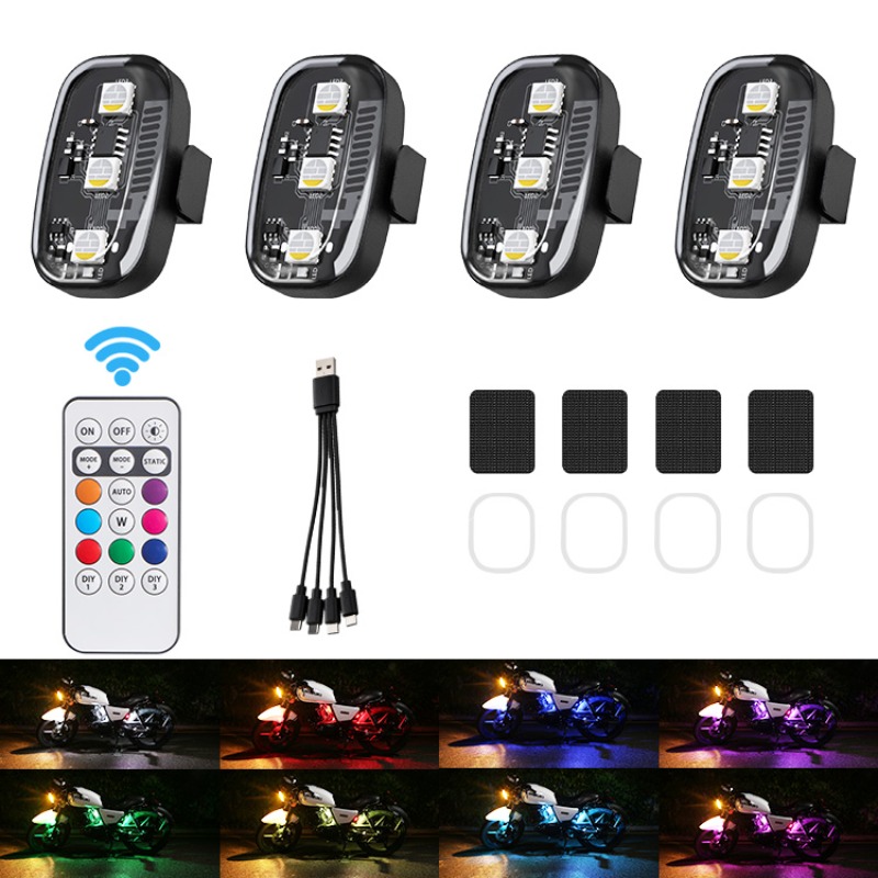 Drone motorfiets RGB LED knipp - Drone Strobe Light recensie en prijs